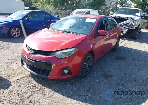 2015 Toyota Corolla S Plus из США, поврежденный, VIN 5YFBURHE8FP353456